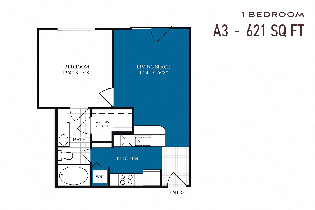 Commons Park West One Bedroom A3